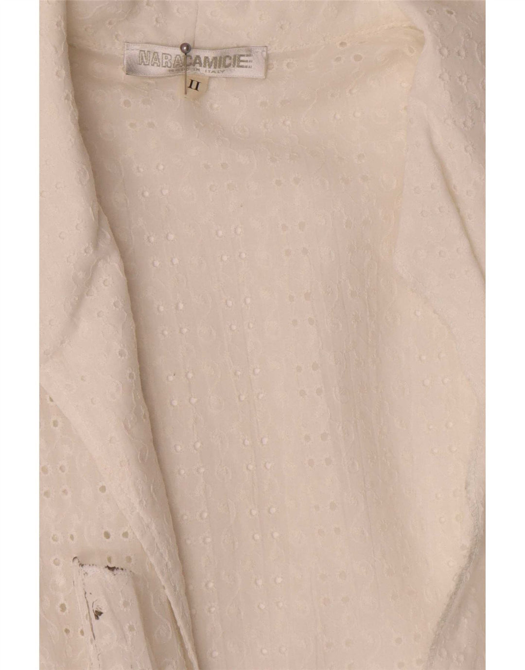 Naracamicie Chemisier portefeuille pour femme US 2 XS en coton blanc