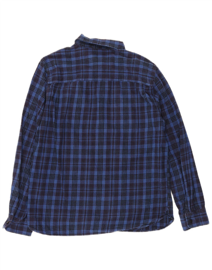 CONVERSE Chemise en flanelle homme bleu moyen à carreaux en coton