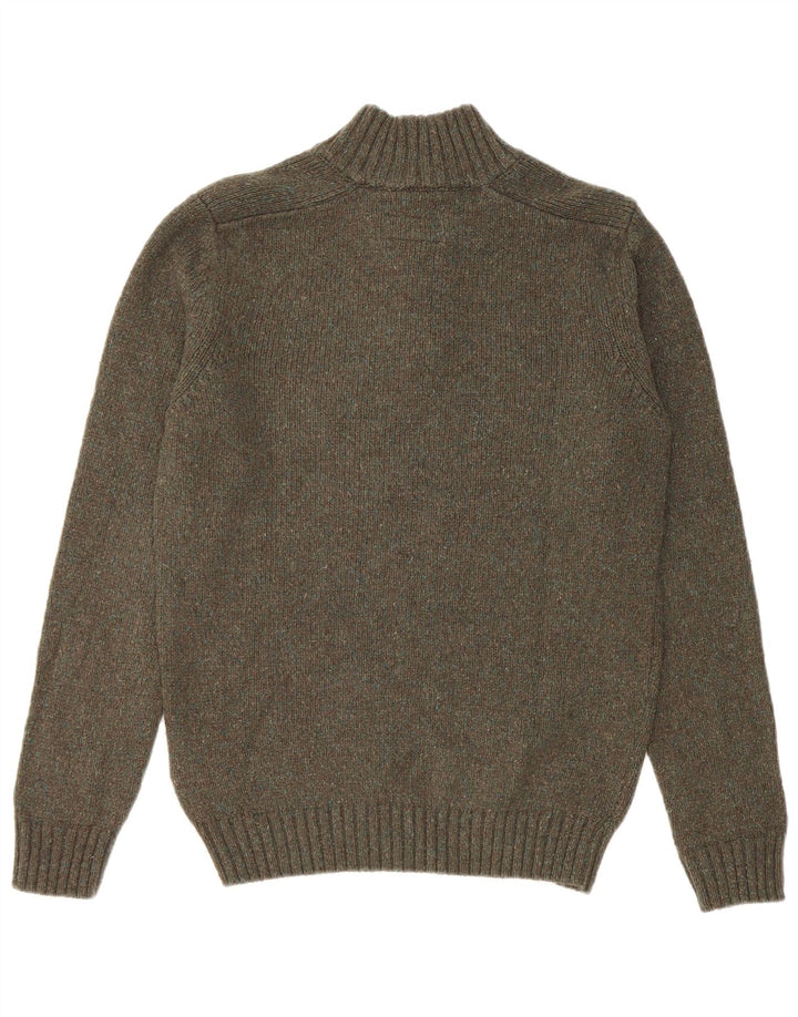 Marlboro Classics Pull à col boutonné pour homme Grande laine grise