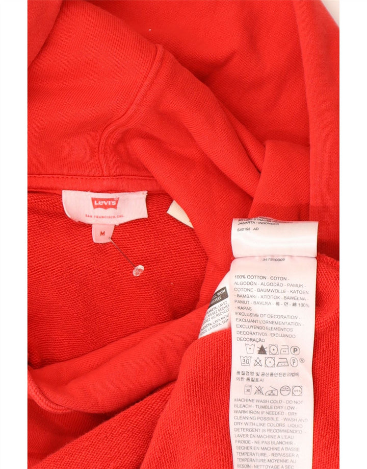 Levi's Pull à Capuche Homme Rouge Moyen Coton