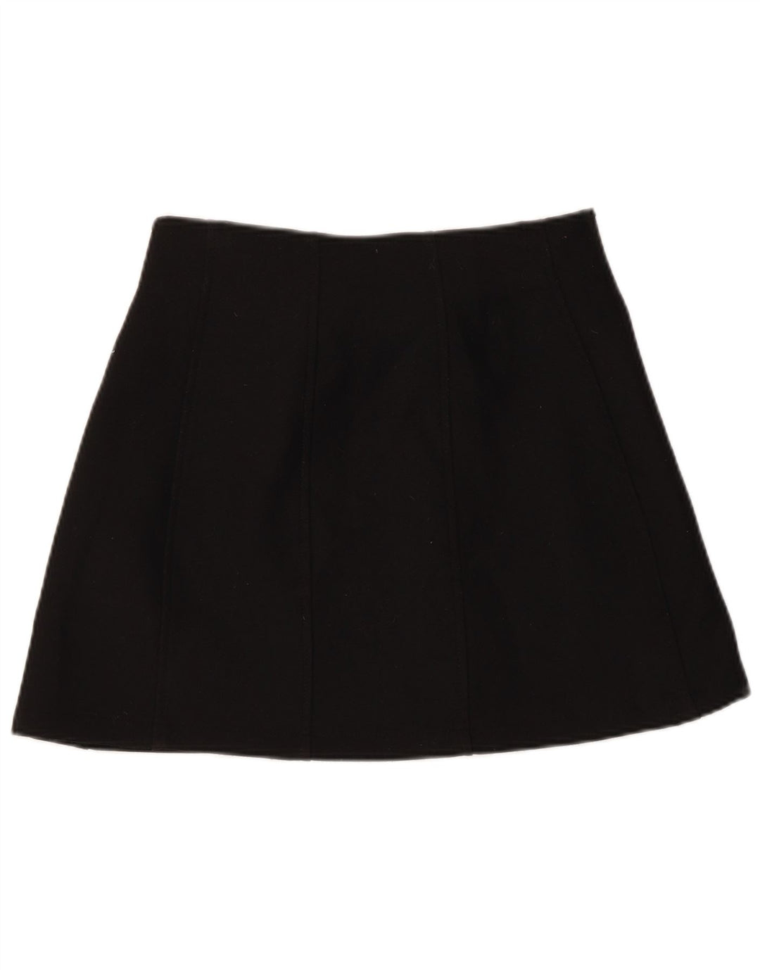 Zara Femme Mini Jupe Petit W26 Noir Polyester
