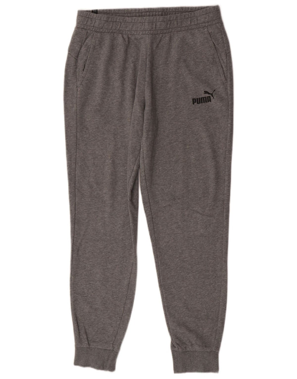 Puma Pantalon de survêtement pour homme en coton moucheté Gris Taille L