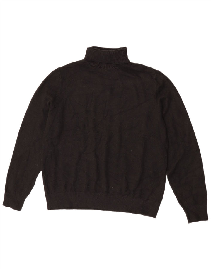 Marks & Spencer Pull col roulé pour femme UK 14 Noir moyen