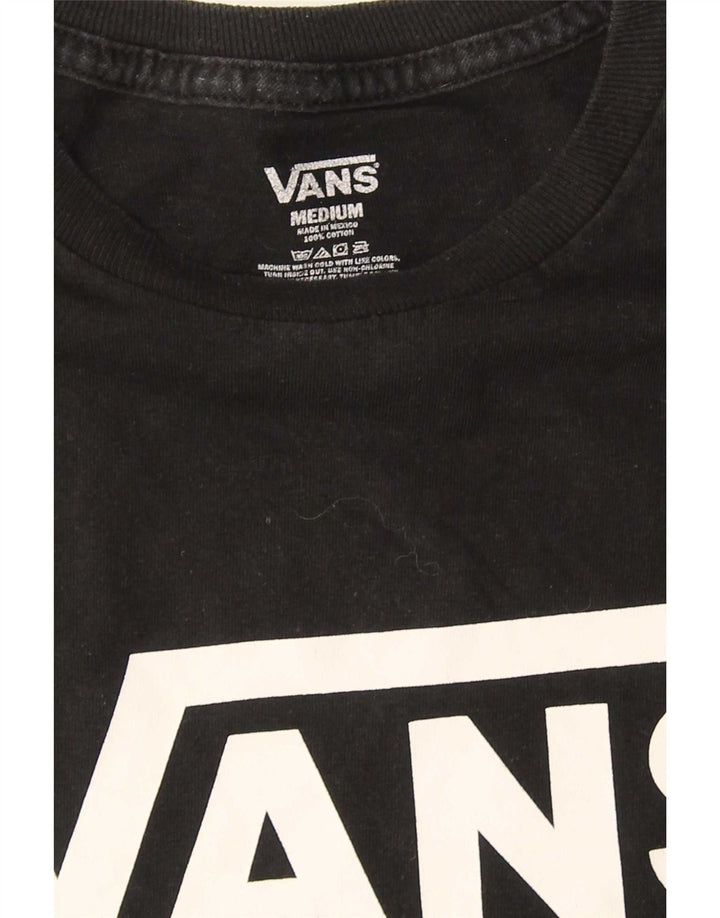 Vans T-shirt graphique pour homme en coton noir moyen