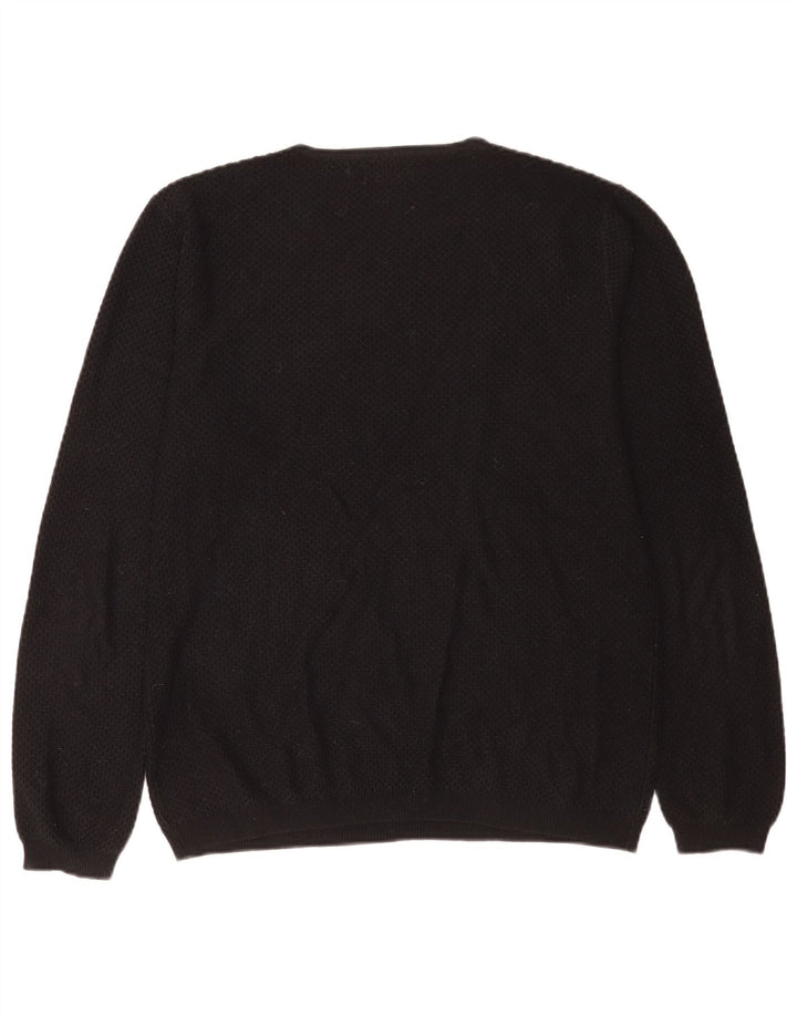 Zara Pull ras du cou pour homme, grand, noir