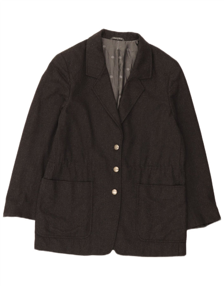 Penny Black Veste Blazer 3 Boutons Femme IT 42 Laine Gris Moyen