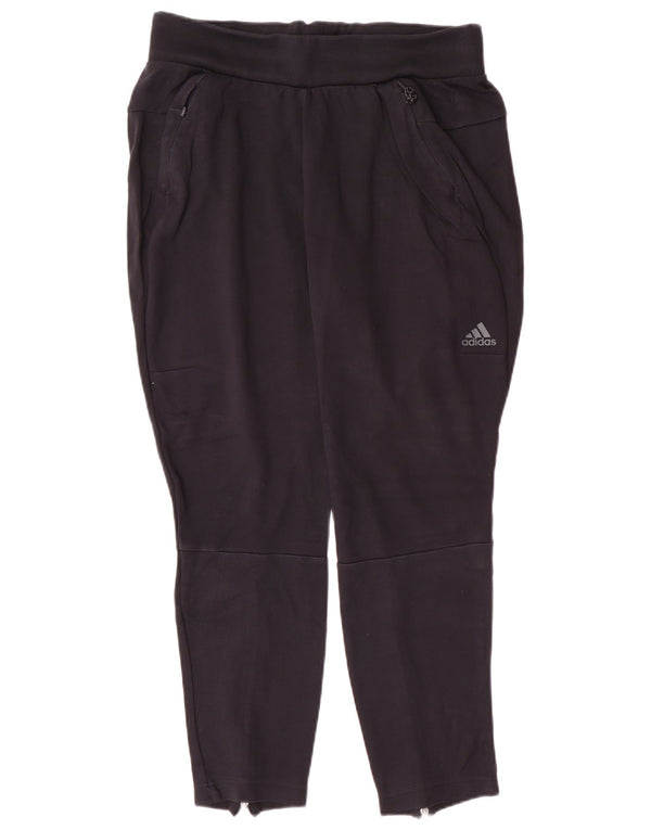 ADIDAS Pantalon de survêtement pour femme UK 14 Bleu marine moyen