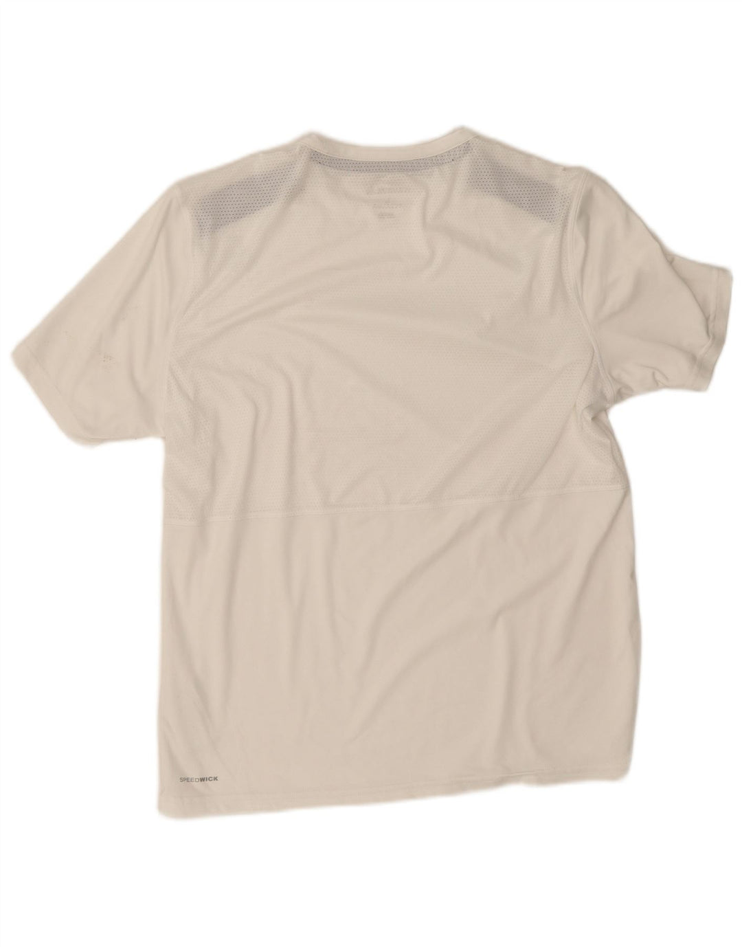 Reebok T-Shirt Homme Haut Large Blanc Colorblock Polyester