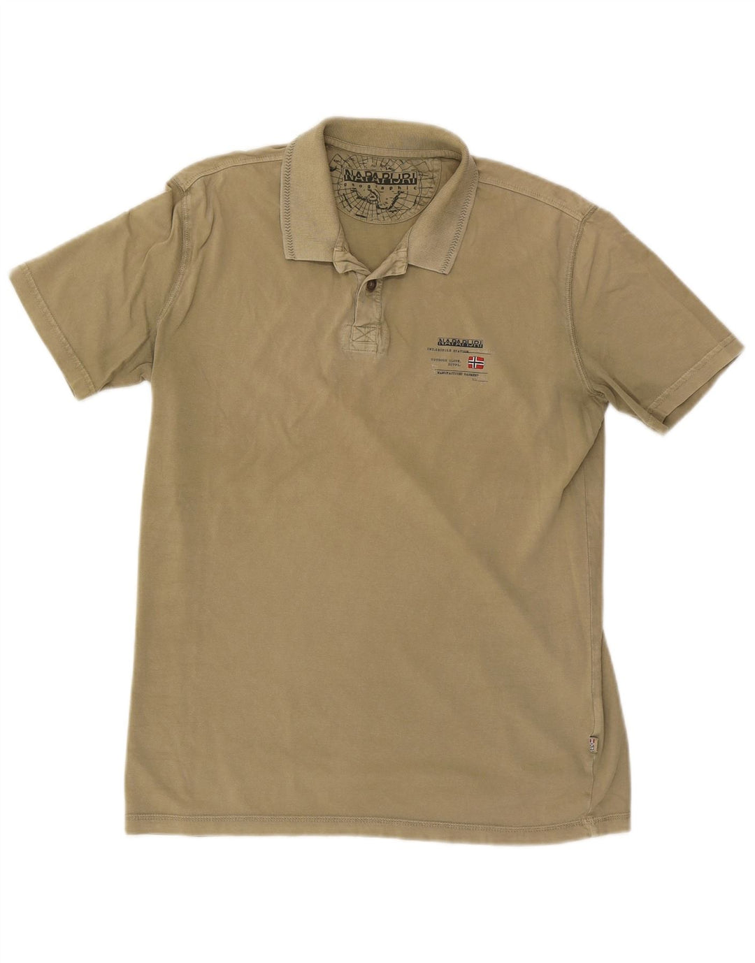 Napapijri Polo Homme Vert Moyen