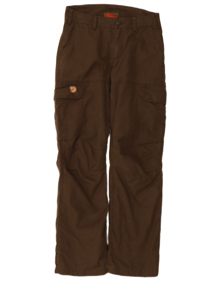 FJALL RAVEN Pantalon coupe-vent camouflage femme W34 L30 Kaki Polyester