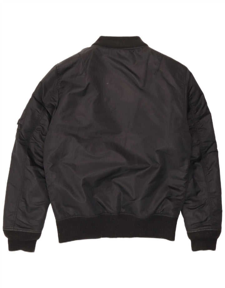 Superdry Hommes The Rookie Bomber Jacket UK 40 Large Noir