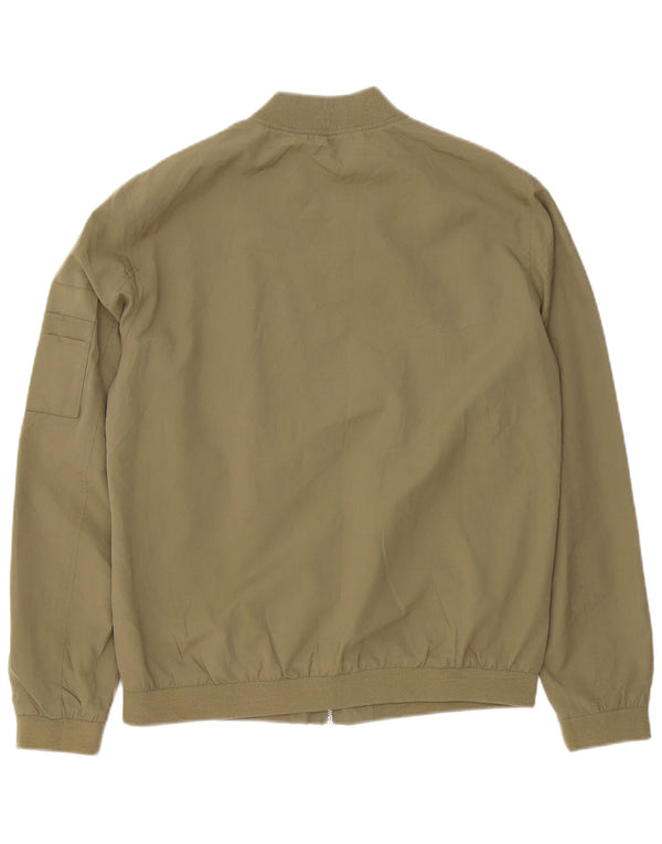 Jack & Jones Veste Bomber Homme UK 40 Large Kaki Polyester
