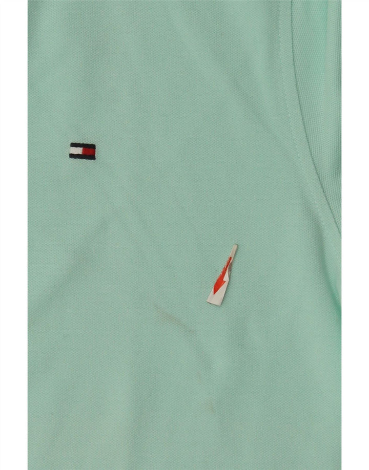 Tommy Hilfiger Polo Regular Fit Homme Coton Turquoise Moyen