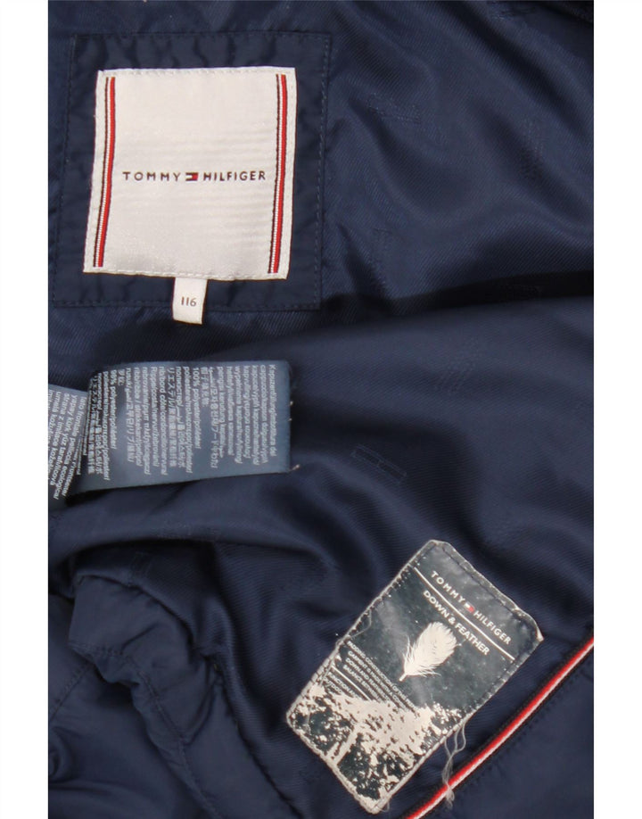 Tommy Hilfiger Veste matelassée garçon 5-6 ans Bleu marine Polyester