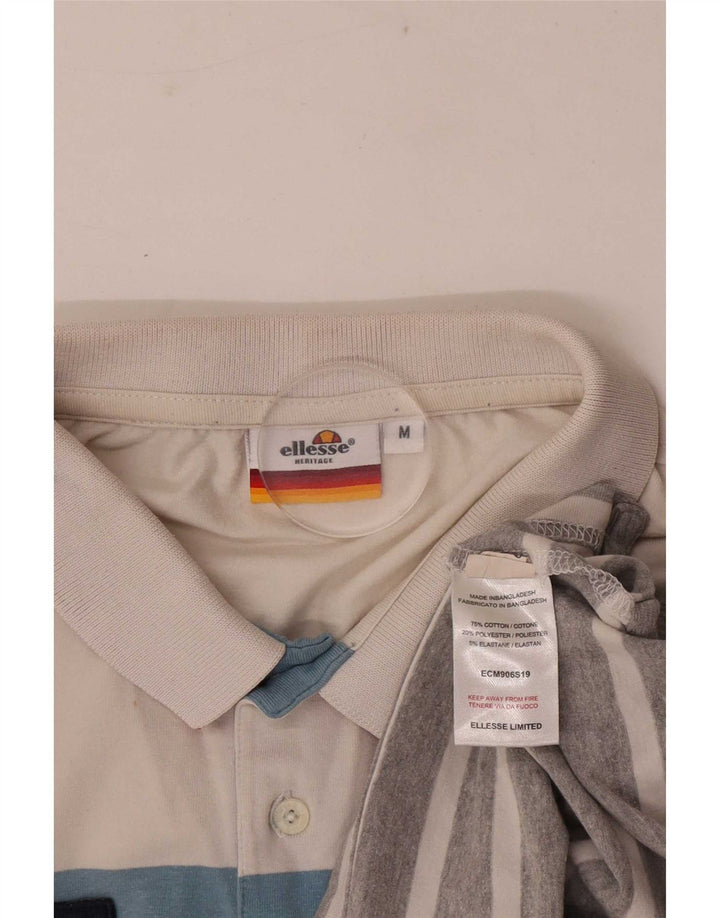 Ellesse Polo Heritage Homme Coton Rayé Multicolore Moyen