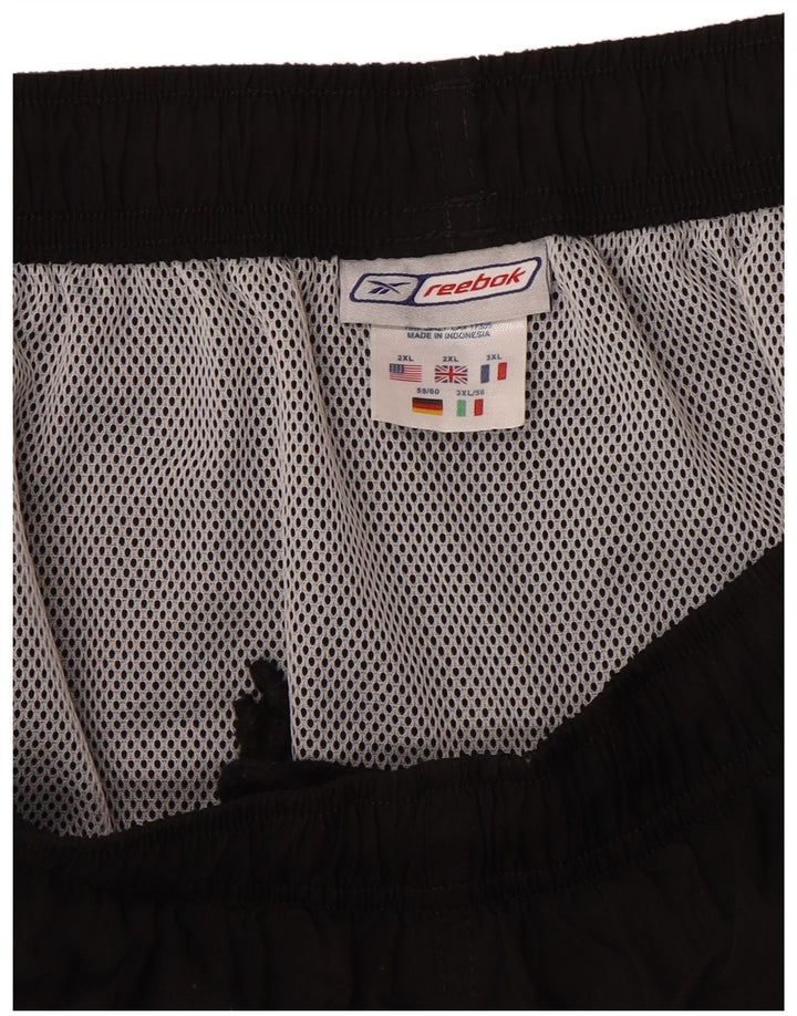 REEBOK Short de Sport Homme 2XL Nylon Noir