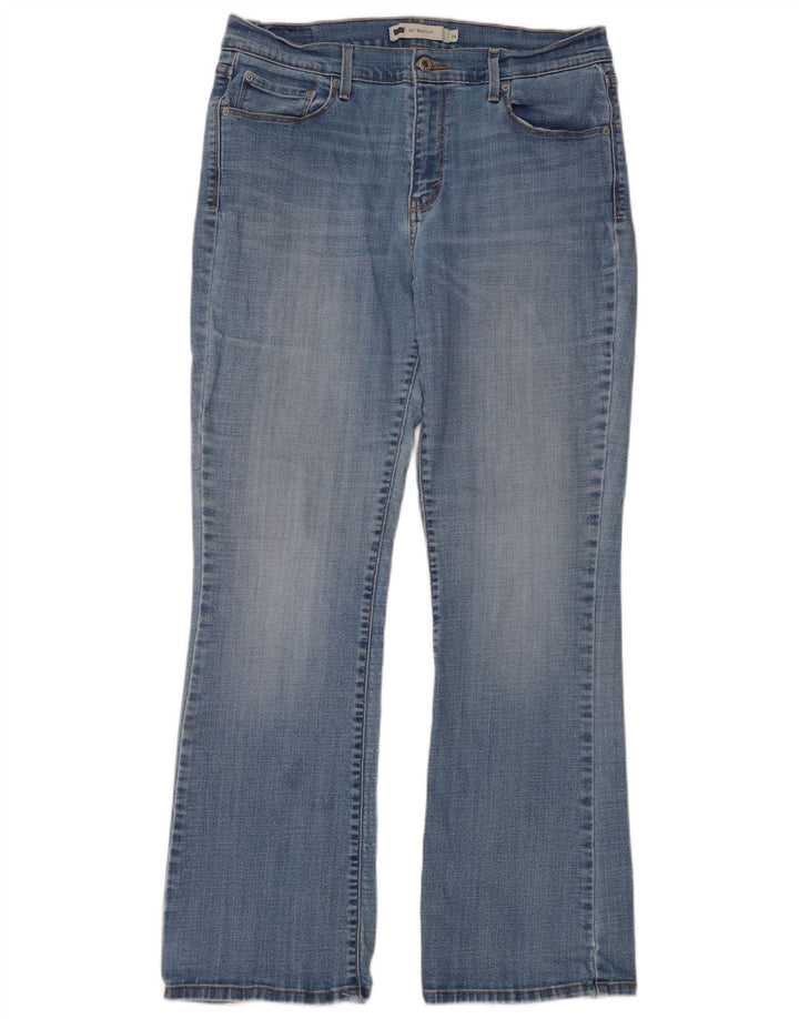 LEVI'S Jean bootcut 515 pour femme US 14 XL W34 L31 Bleu
