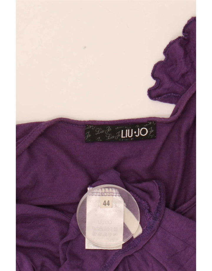 Liu Jo Femme Blouse Sans Manches Top IT 44 Moyen Violet Modal