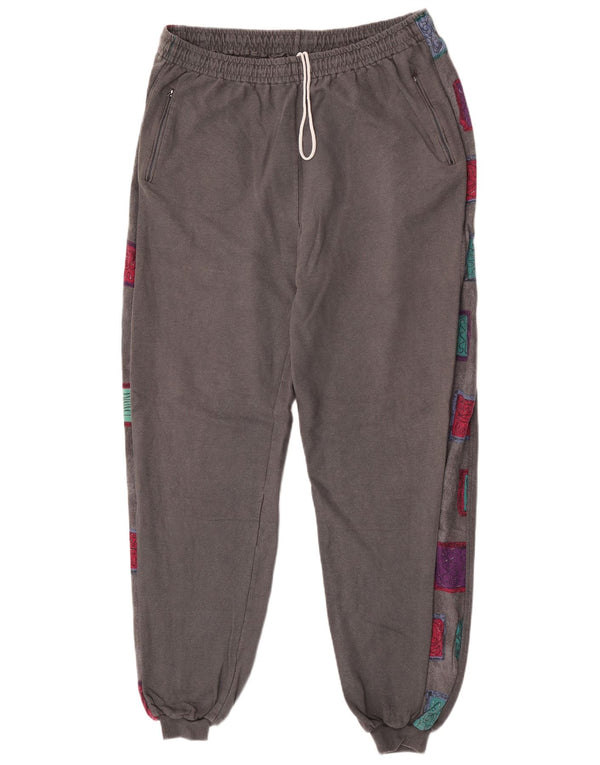 Trigema Pantalon de Survêtement Homme Joggers 3XL Gris Géométrique Coton