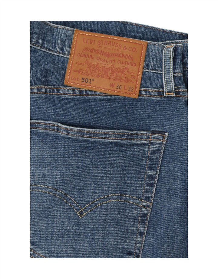 Levi's Jean Droit 501 Homme Bleu W36 L32 Coton