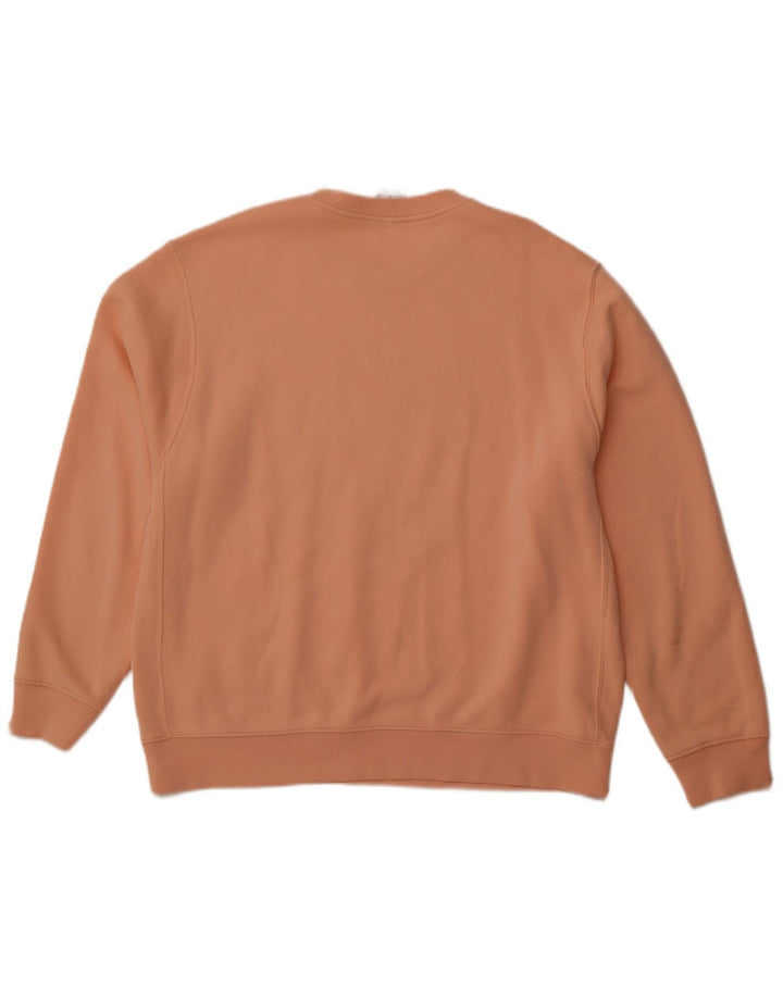 NIKE Sweat-shirt pour homme en coton orange Taille L