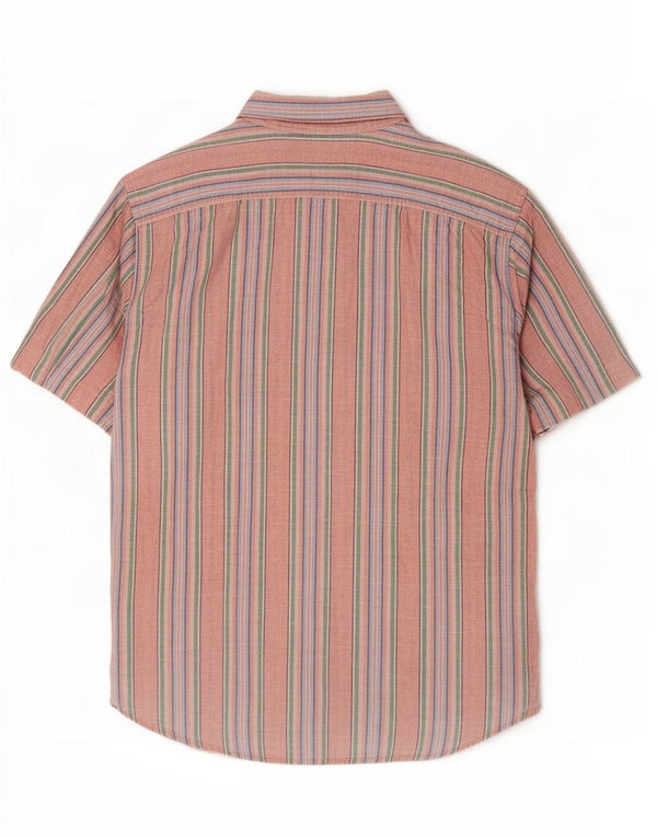 Levi's Chemise à Manches Courtes Standard Homme Rose Rayé Lin