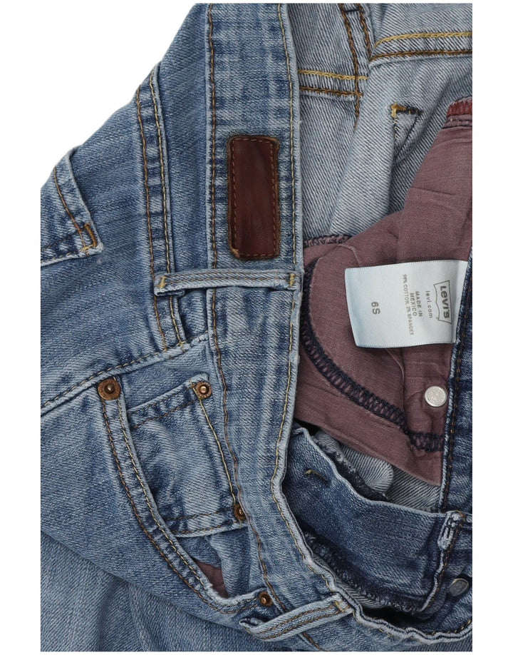 LEVI'S Jean Bootcut Femme US 6 Moyen W32 L29 Bleu Coton