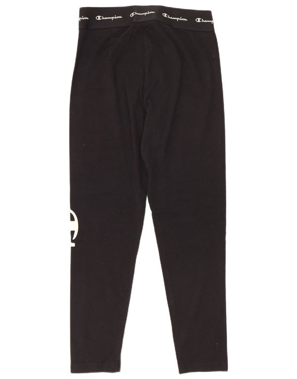 Champion Leggings graphiques pour femmes UK 12 coton noir moyen