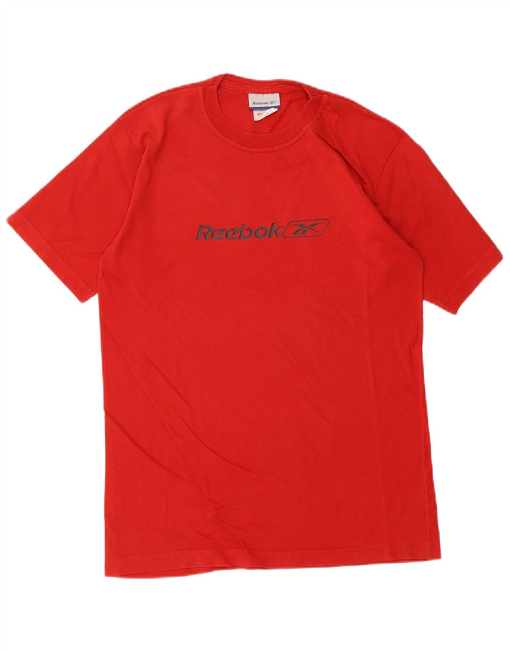 Reebok T-Shirt Graphique Homme Petit Rouge Coton