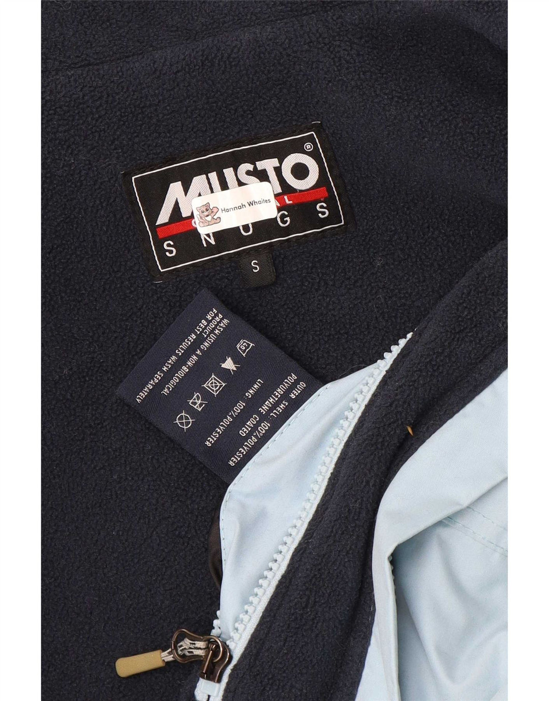 Musto Veste Bomber Homme UK 36 Petit Bleu Polyester