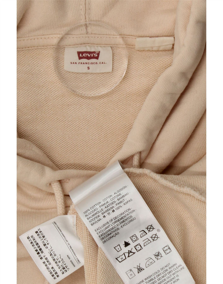 Levi's Pull à capuche pour homme en coton beige Small