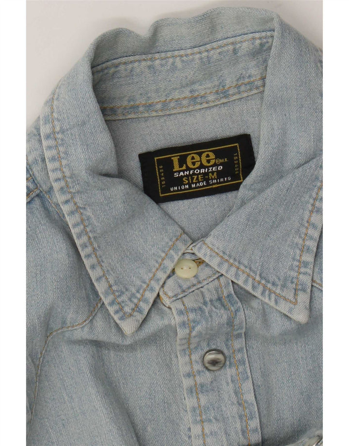 Lee Chemise en Jean Homme Bleu Moyen
