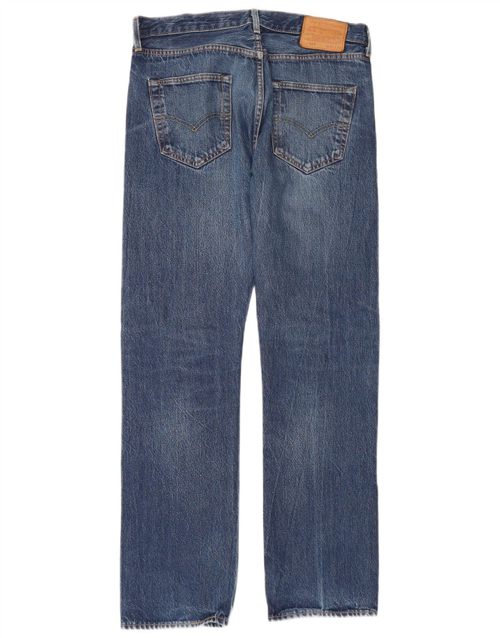 Levi's Jean Droit 501 Homme Bleu W32 L32 Coton