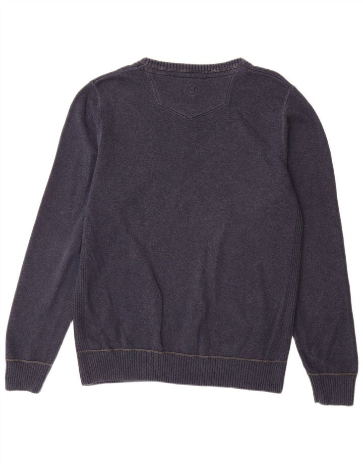 Fat Face Pull Col Bateau Homme Bleu Marine Moyen Coton