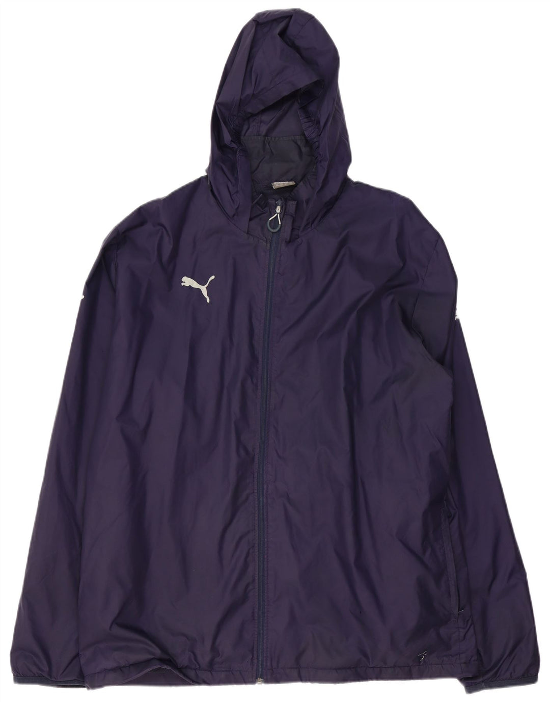 PUMA Veste de pluie à capuche pour homme UK 44 2XL Bleu marine