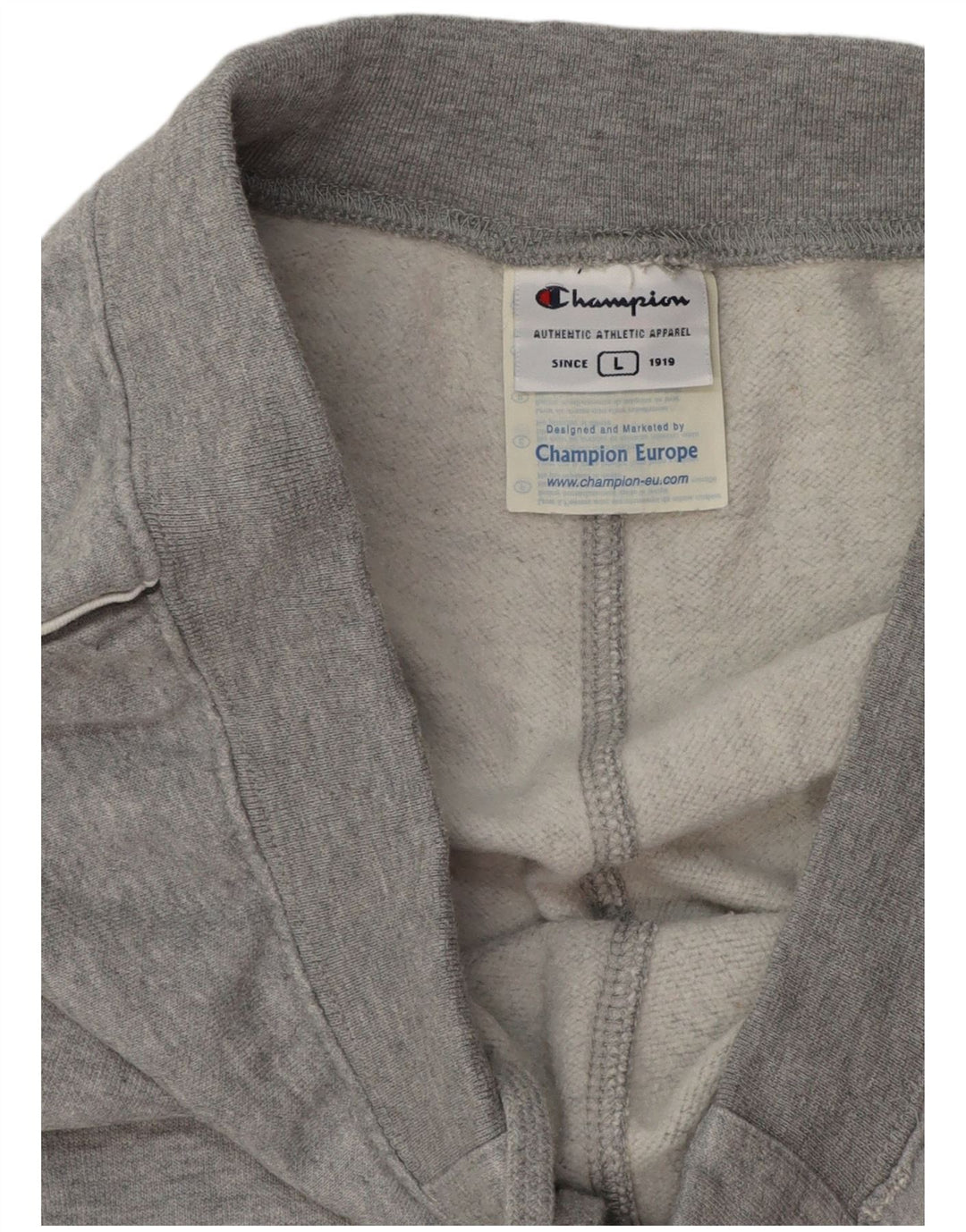 CHAMPION Pantalon de survêtement pour femme UK 14 Large Gris Coton