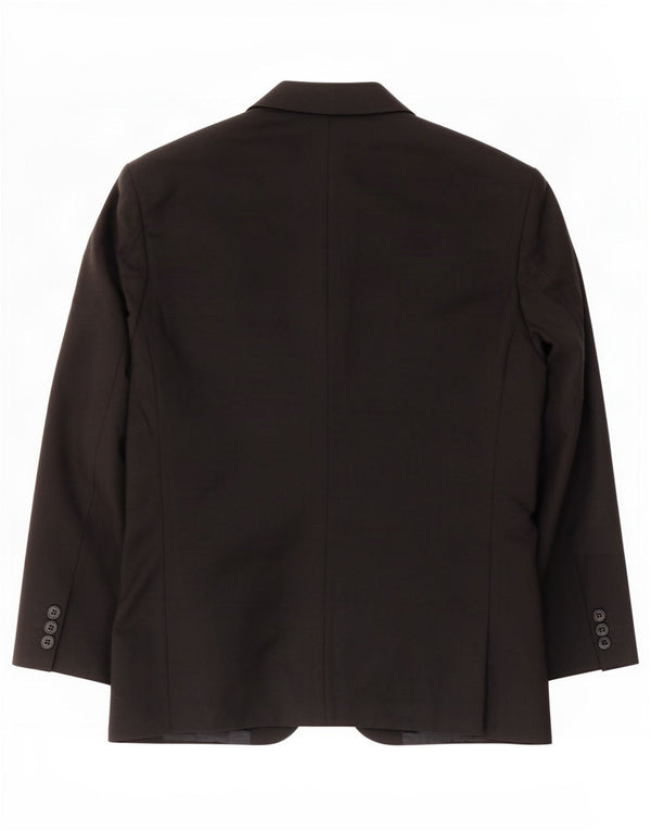 Marks & Spencer Veste blazer à 3 boutons pour homme UK 40 Noir moyen Polyester