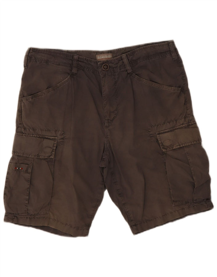 Napapijri Short Cargo W32 Homme Gris Moyen