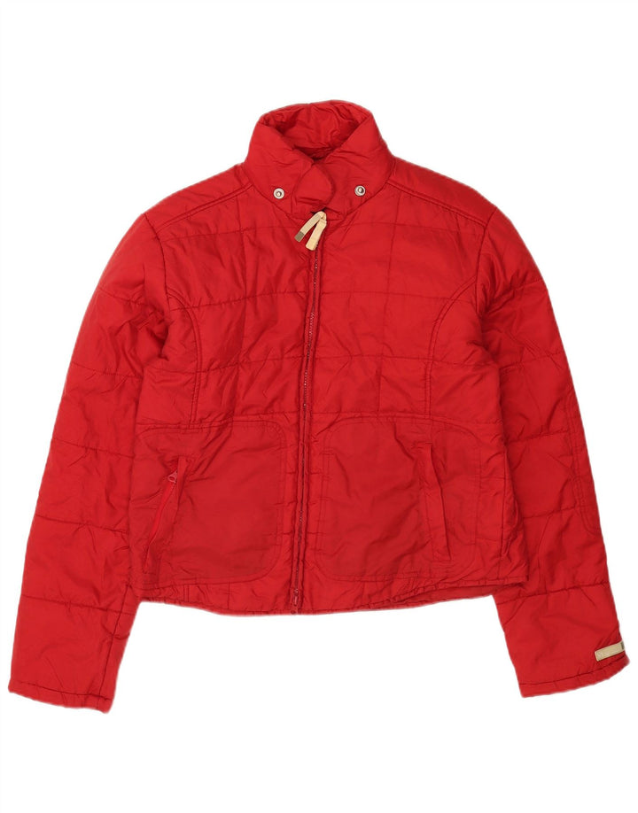 Zara Femme Trafaluc Veste Rembourrée UK 16 Large Rouge