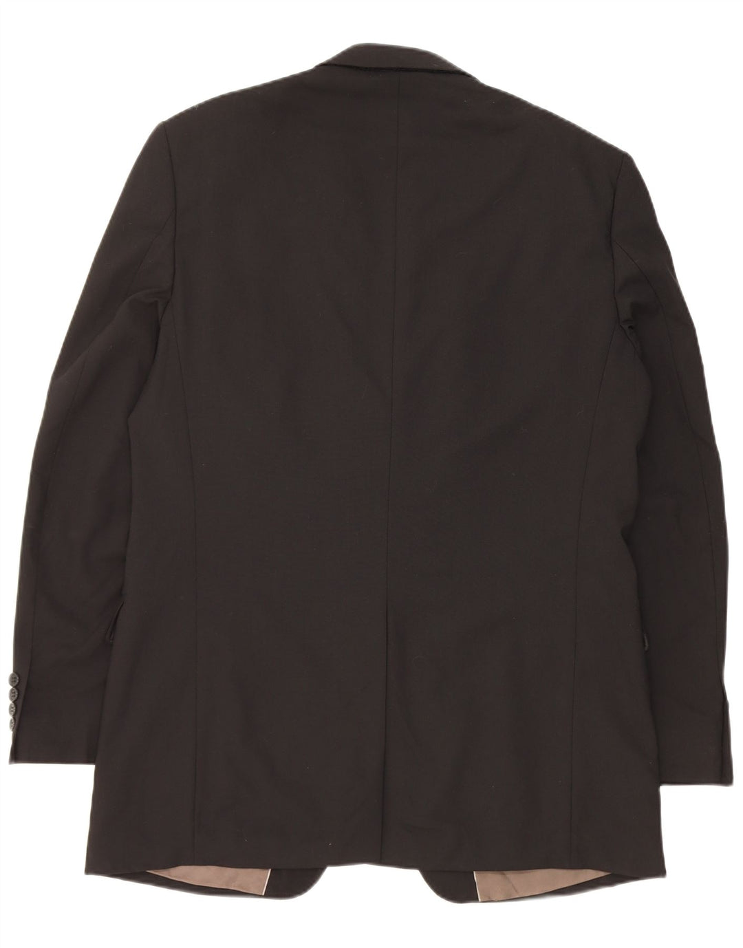 Marks & Spencer Veste blazer à 3 boutons pour homme UK 42 Large Noir Polyester