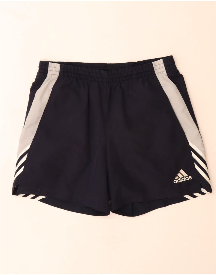 Adidas Short de sport pour homme Large en polyester color block bleu marine