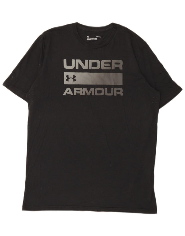 Under Armour T-Shirt Graphique Homme Noir Moyen Coton
