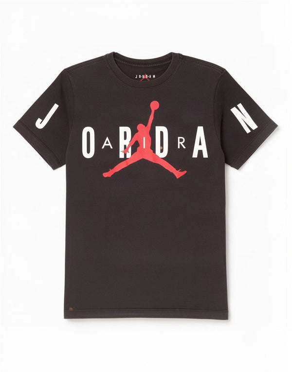 Jordan T-shirt graphique pour homme XS en coton noir