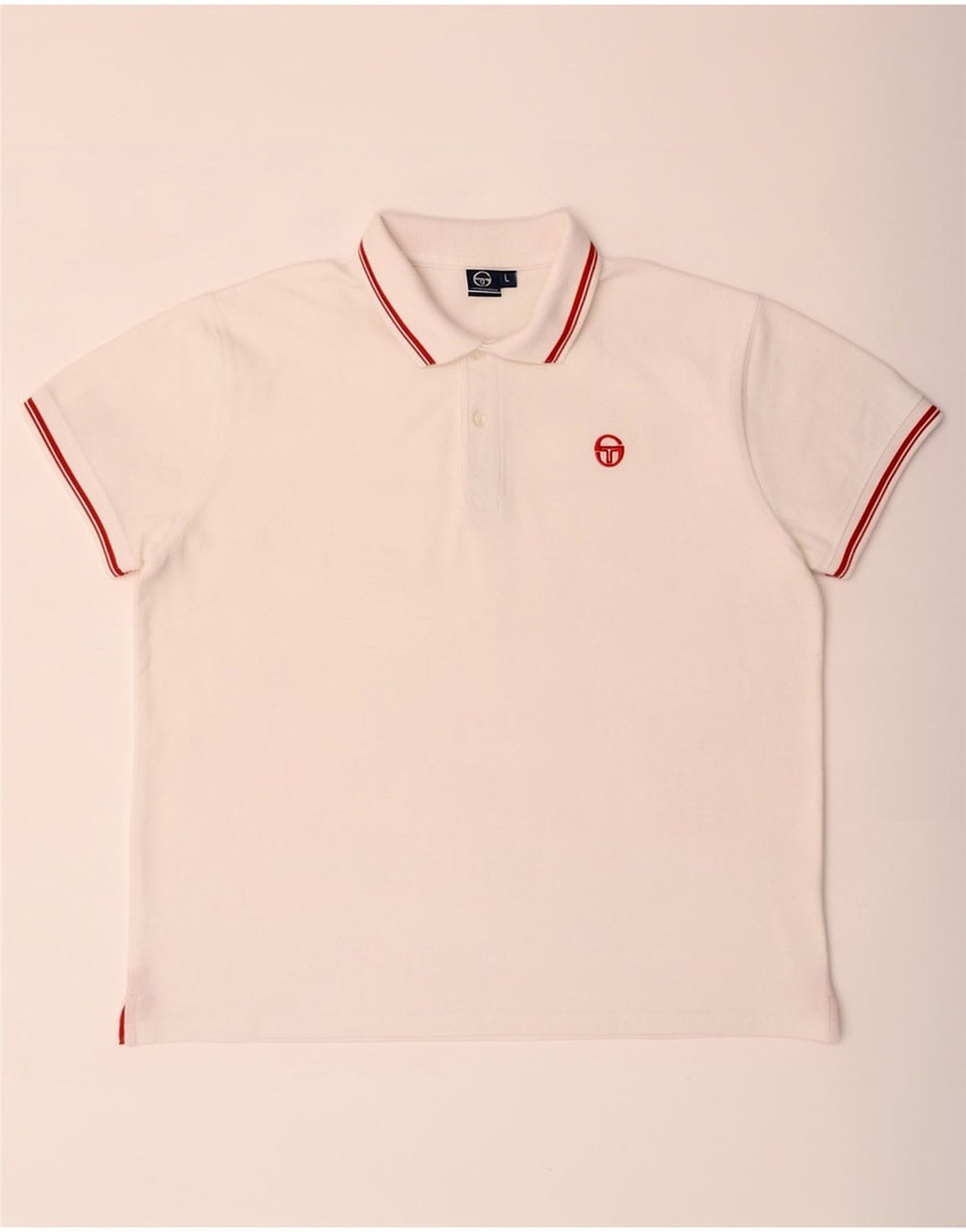 Sergio Tacchini Polo Homme Grand Blanc Coton