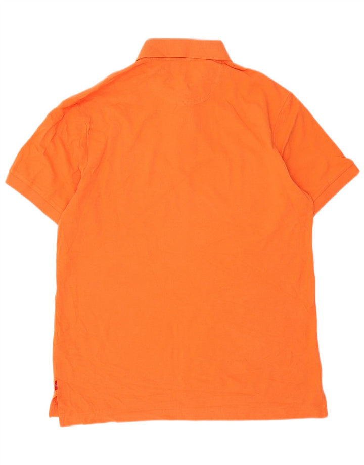 IZOD Polo Homme Orange Moyen Coton