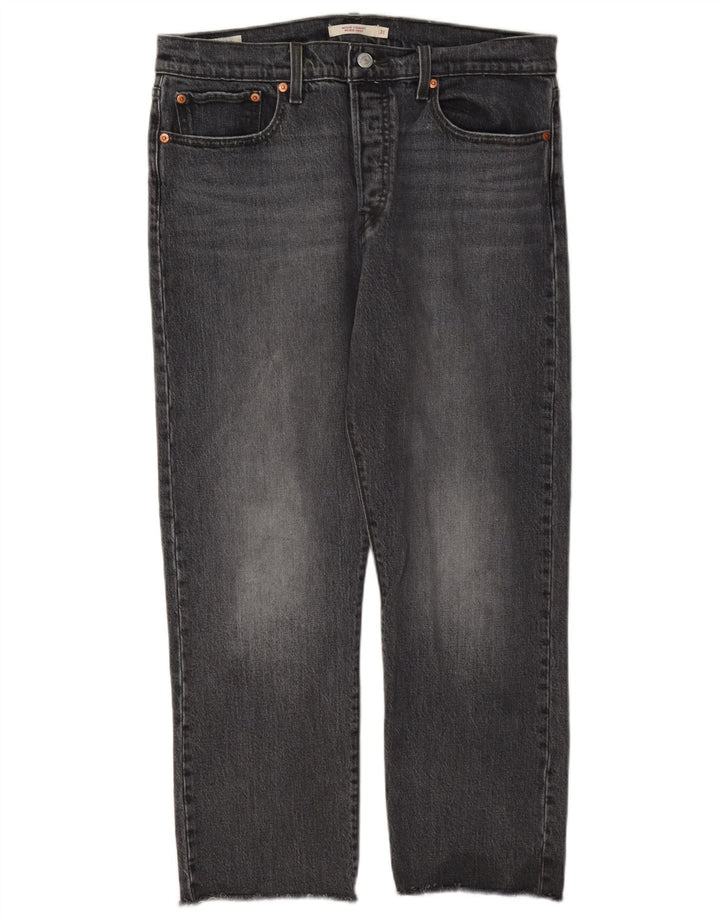Levi's Jean Wedgie Straight Femme W31 L26 Gris Coton