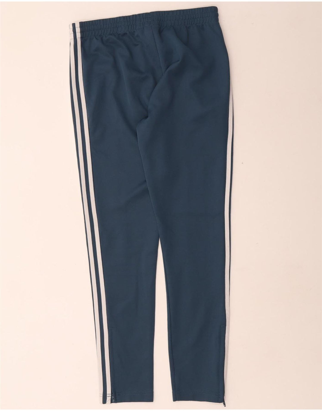 Adidas Pantalon de survêtement pour femme UK 10 Small Bleu Polyester