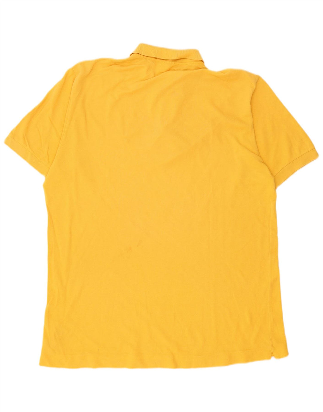 Benetton Polo Homme Large Jaune Coton
