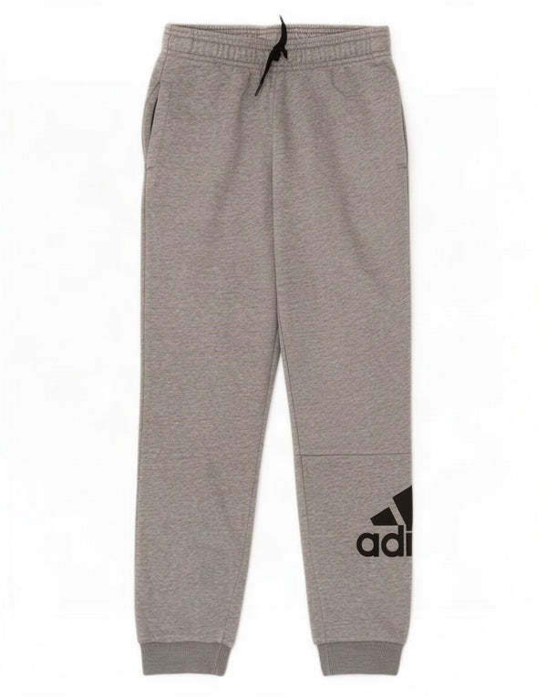 Adidas Pantalon de survêtement graphique pour garçon 9-10 ans Gris moucheté