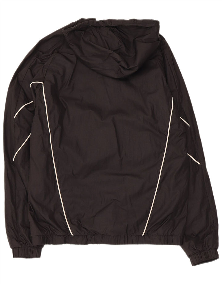 Puma Veste de pluie à capuche pour homme UK 34 XS Noir Polyester